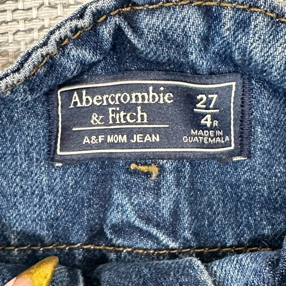 Abercrombie & Fitch paperbag waist mom jeans size 27